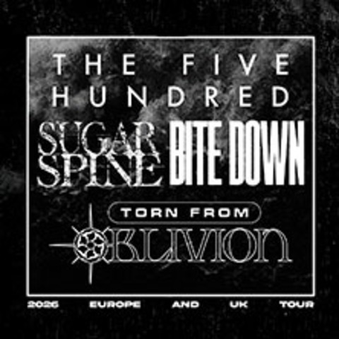 Prime Tour 2026 - Sugar Spine, Bite Down, The Five Hundred, Torn From Oblivion - Berlin - 19.01.2026 19:30