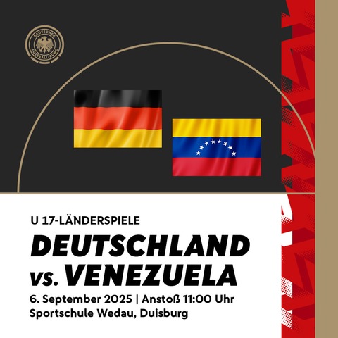 U 17 Deutschland - Venezuela - Duisburg - 06.09.2025 11:00