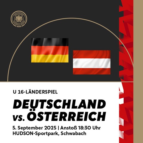 U 16 Deutschland - sterreich - Schwabach - 05.09.2025 18:30