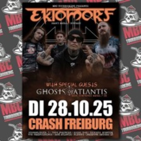Ektomorf & Ghosts of Atlantis im Crash Freiburg - Freiburg - 28.10.2025 20:00