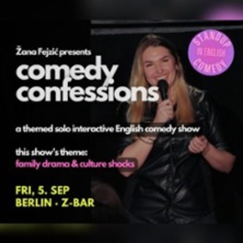 Comedy Confessions: English Comedy - BERLIN - 05.09.2025 20:30