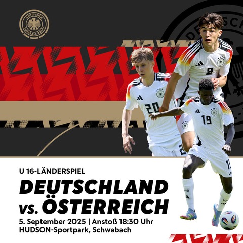 U 16 Deutschland - sterreich - Schwabach - 05.09.2025 18:30