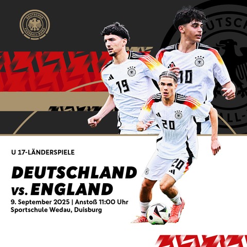 U 17 Deutschland - England - Duisburg - 09.09.2025 11:00
