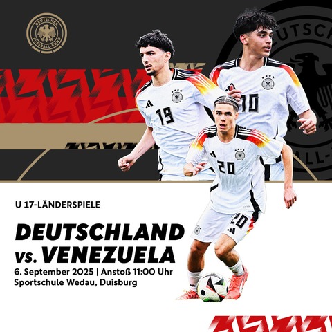 U 17 Deutschland - Venezuela - Duisburg - 06.09.2025 11:00