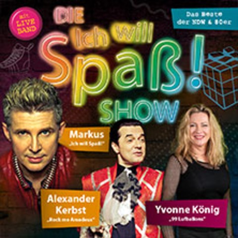 NDW-Knstler der 80er im Original: NDW-Star Markus - die "Ich will Spa"-Show - BDELSDORF - 20.09.2025 19:30