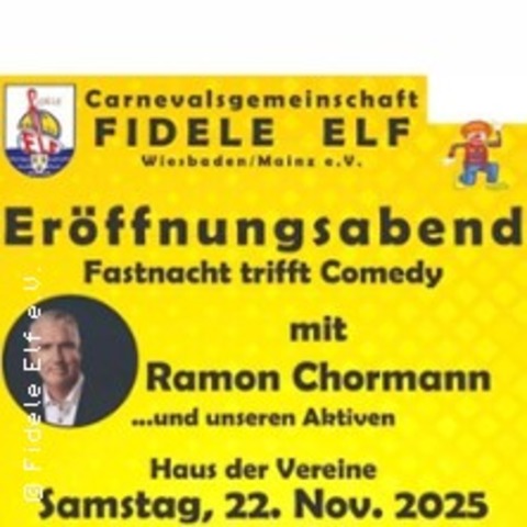 Fastnacht trifft Comedy - Ramon Chormann - WIESBADEN - 22.11.2025 18:33