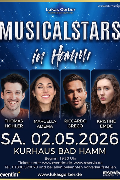 Musicalstars in Hamm - Bad Hamm - 02.05.2026 19:30