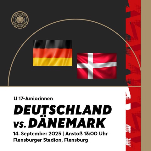 WU 17 Deutschland - Dnemark - Flensburg - 14.09.2025 13:00