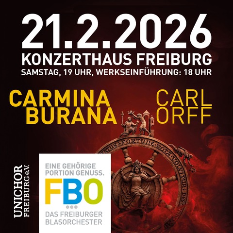 Carmina Burana - Freiburg - 21.02.2026 19:00
