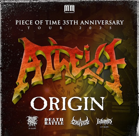 Atheist - Piece of Time 35th Anniversary Tour 2025 - Mannheim - 24.09.2025 18:30