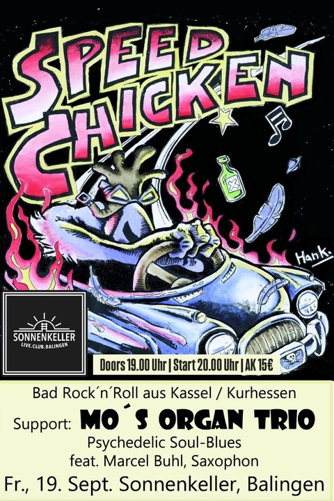 Speed Chicken, Mo`s Organ Trio - Balingen - 19.09.2025 19:00