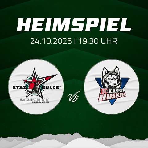 Starbulls Rosenheim - EC Kassel Huskies - Rosenheim - 24.10.2025 19:30