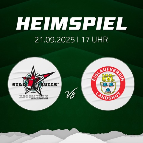 Starbulls Rosenheim - EV Landshut - Rosenheim - 21.09.2025 17:00