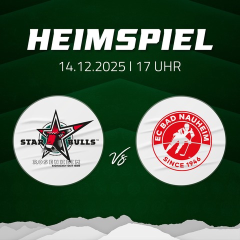 Starbulls Rosenheim - EC Bad Nauheim - Rosenheim - 14.12.2025 17:00