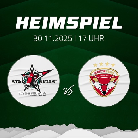Starbulls Rosenheim - Lausitzer Fchse - Rosenheim - 30.11.2025 17:00
