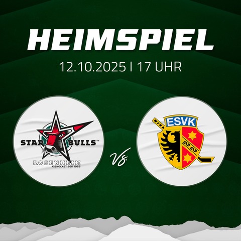 Starbulls Rosenheim - ESV Kaufbeuren - Rosenheim - 12.10.2025 17:00