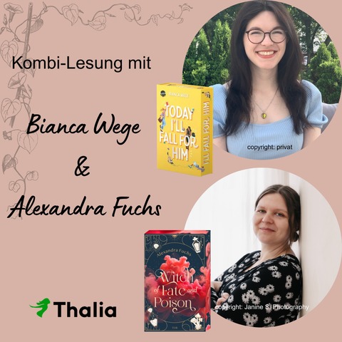 Bianca Wege und Alexandra Fuchs: Romance meets Fantasy - Stuttgart - 07.11.2025 20:00