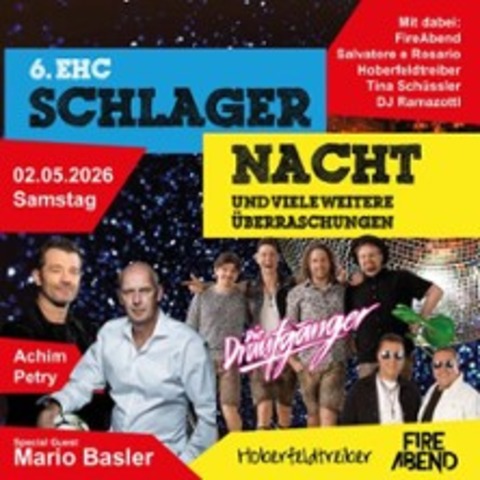 6. EHC Schlager-Nacht mit vielen Stars! - KNIGSBRUNN - 02.05.2026 18:00