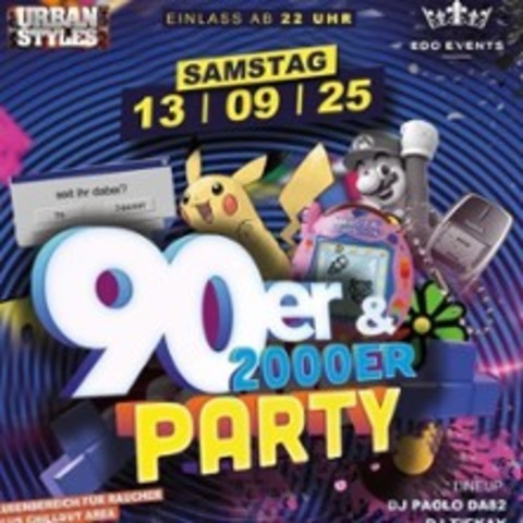 90er & 2000er Party in INVAS Dance Club - HAMM - 13.09.2025 22:00
