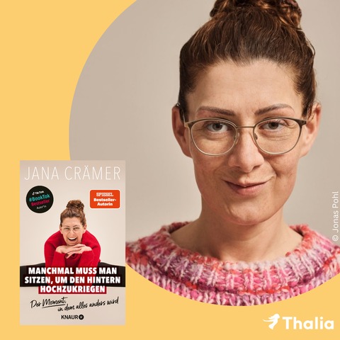 Inspiration pur: Lesung mit Jana Crmer zu &#8222;Manchmal muss man sitzen, um den Hintern hochzukriegen&#8220; - Hamburg - 18.11.2025 20:15