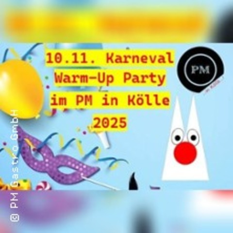 Karneval Warm-Up Party - KLN - 10.11.2025 20:00