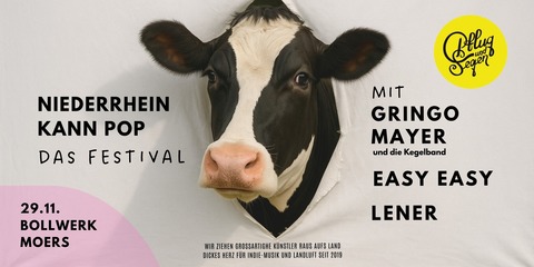 Pflug & Segen Festival 2025 - NIEDERRHEIN KANN POP - Moers - 29.11.2025 18:30