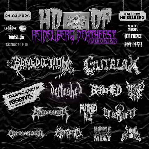 Heidelberg Deathfest IX - 2026 - Heidelberg - 21.03.2026 13:00