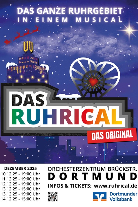DAS RUHRICAL - Das Ruhrgebietsmusical - Radio Ruhrpott - FAMILIENVORSTELLUNG - DORTMUND - 13.12.2025 15:00