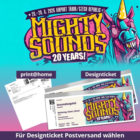 MIGHTY SOUNDS 2026 - 3 Day Festival Ticket - Tabor - 26.06.2026 14:00