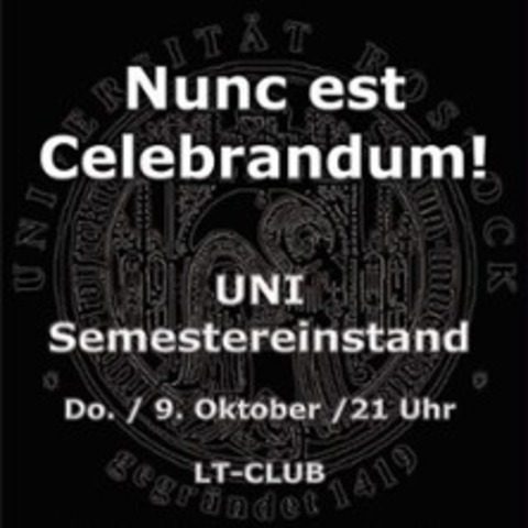Uni-Semestereinstand - ROSTOCK - 09.10.2025 21:00