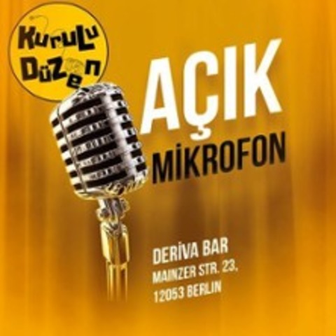 Trke Open Mic (Acik Mikrofon) - Kurulu Dzen Comedy - BERLIN - 17.03.2026 19:30