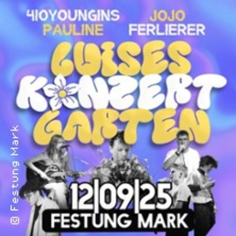 Luises Konzert Garten mit Jojo - Magdeburg - 12.09.2025 20:00