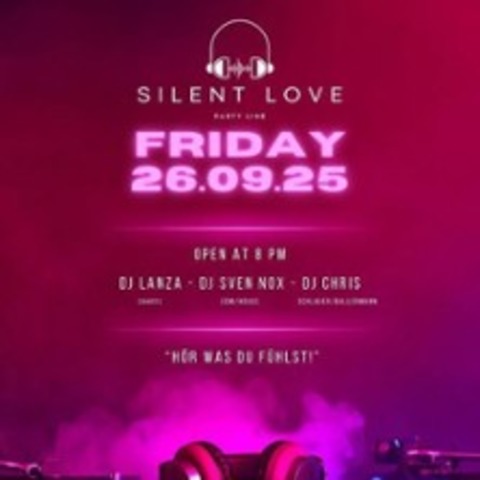 SILENT LOVE - Die Silent Disco im Donkey - ERKRATH - 26.09.2025 20:00