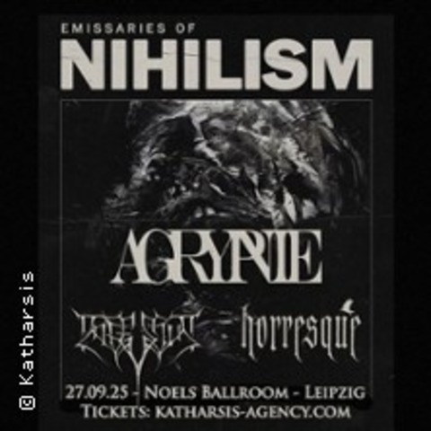 Agrypnie + Infestus + Horresque | Noels Ballroom - LEIPZIG - 27.09.2025 20:00