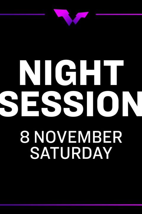 Session 10 | Night Sat. 8 NOV | Quarterfinals | 4 matches - Frankfurt am Main - 08.11.2025 18:30 Session 10 | Night Sat. 8 NOV | Quarterfinals | 4 matches - Frankfurt am Main - 08.11.2025 18:30