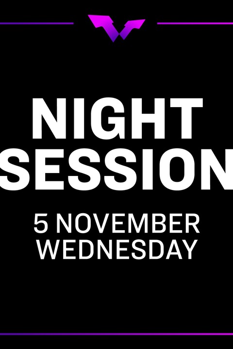 Session 4 | Night Wed, 5 NOV | Round of 32 | 5 matches - Frankfurt am Main - 05.11.2025 18:30 Session 4 | Night Wed, 5 NOV | Round of 32 | 5 matches - Frankfurt am Main - 05.11.2025 18:30