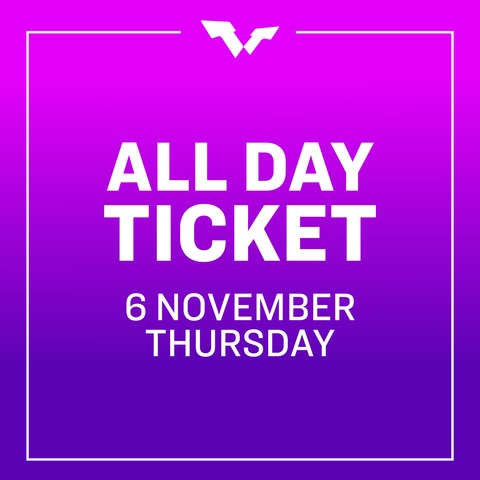 All Day Ticket | Thu. 6 NOV | Round of 32 & 16 | 11 Matches - Frankfurt am Main - 06.11.2025 11:00 All Day Ticket | Thu. 6 NOV | Round of 32 & 16 | 11 Matches - Frankfurt am Main - 06.11.2025 11:00