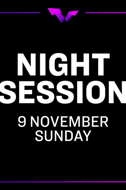 Session 12 | Night Sun. 9 NOV | Finals | 2 matches - Frankfurt am Main - 09.11.2025 17:00 Session 12 | Night Sun. 9 NOV | Finals | 2 matches - Frankfurt am Main - 09.11.2025 17:00