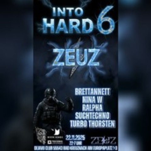 Into Hard Vol. 6 W/Zeuz - raging night owls - BAD KREUZNACH - 22.11.2025 22:00