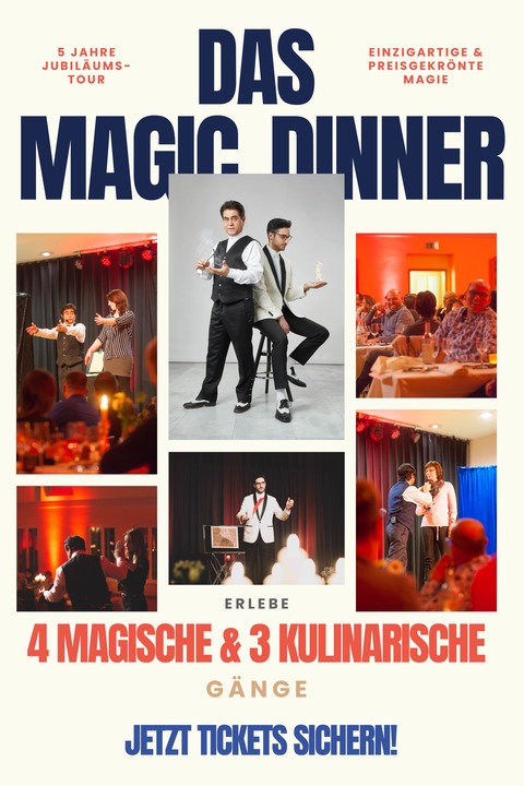 Das Magic Dinner - Maximilians Brauwiesen - Lahnstein - 22.01.2026 19:00
