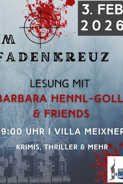 Im Fadenkreuz - Krimis, Thriller & mehr - Barbara Hennl-Goll & Friends - Brhl - 03.02.2026 19:00