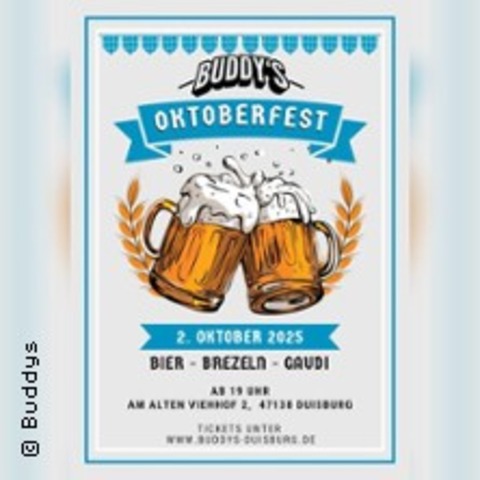 Buddy's Oktoberfest - DUISBURG - 02.10.2026 19:00