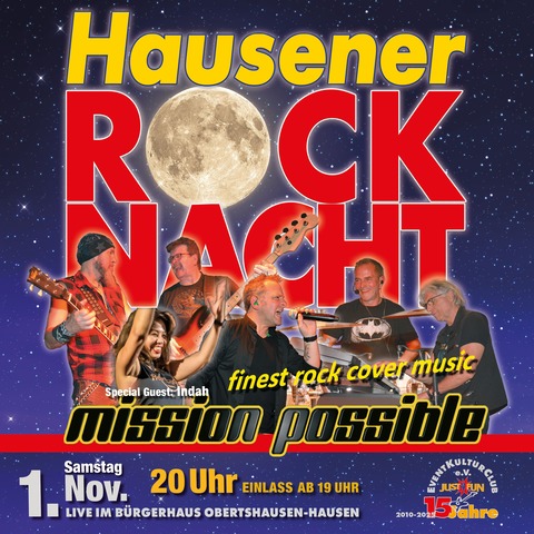 Hausener Rocknacht mit Mission Possible - &#8222;Finest Rock Cover&#8220; - Obertshausen - 01.11.2025 20:00