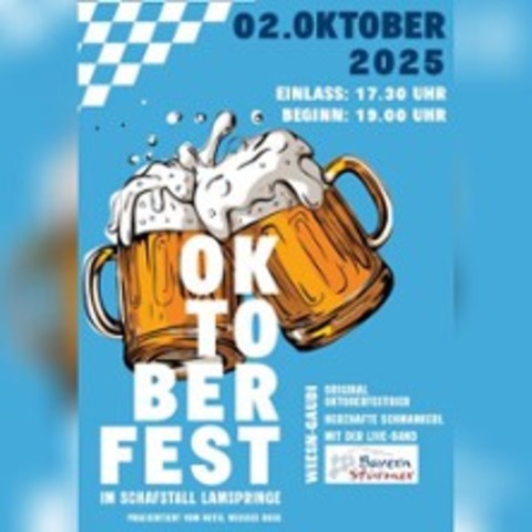 Oktoberfest Lamspringe 2025 - LAMSPRINGE - 02.10.2025 17:30