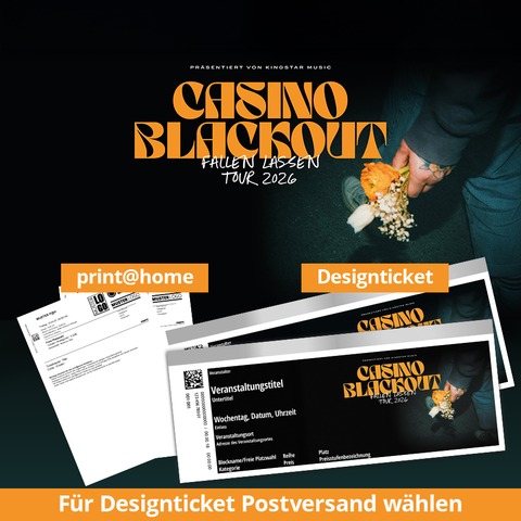 CASINO BLACKOUT - Support: Peter Aus Der Mozartstrasse - Dsseldorf - 21.02.2026 20:00