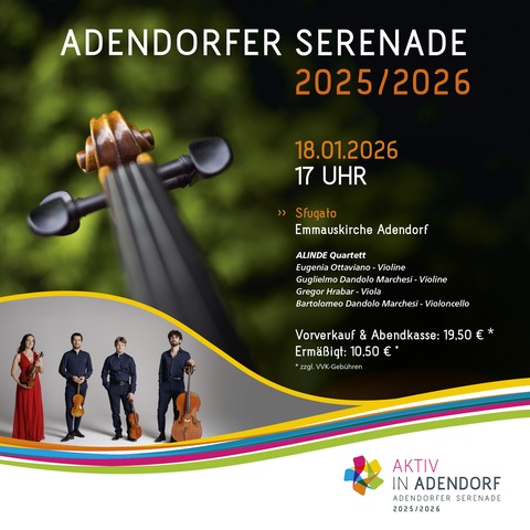 Sfugato - Alinde Quartett - Adendorf - 18.01.2026 17:00