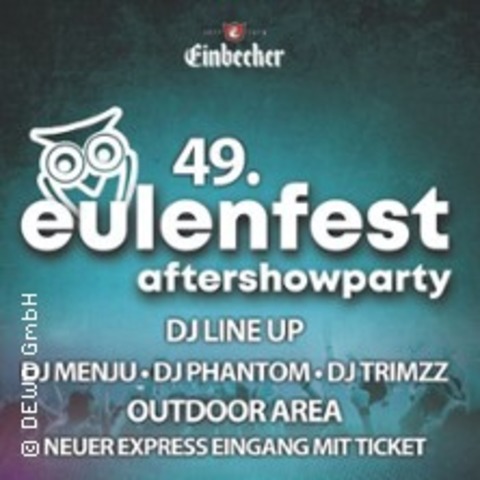 Die offizielle Eulenfest Aftershow Party - EINBECK - 11.10.2025 22:00
