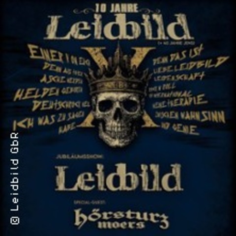 10 Jahre Leidbild + Support: Hrsturz Moers | Liebe, Leidbild, Leidenschaft - FRANKFURT AM MAIN - 18.10.2025 20:00