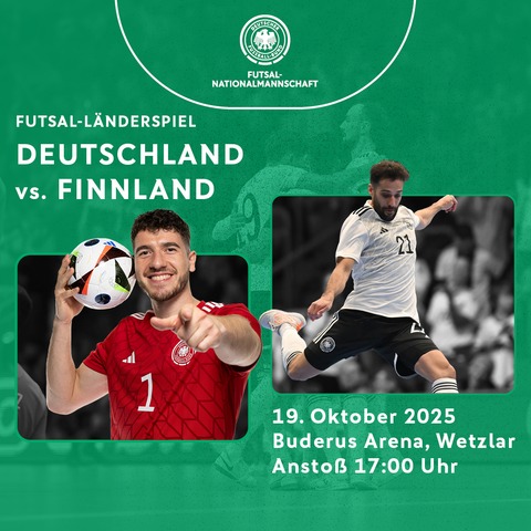 Deutschland - Finnland - Wetzlar - 19.10.2025 17:00