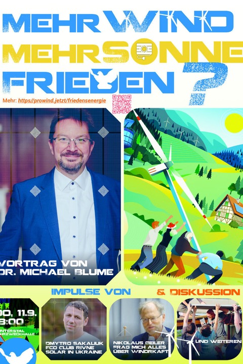 Mehr Wind, mehr Sonne, Frieden? - Freiburg - 11.09.2025 18:00